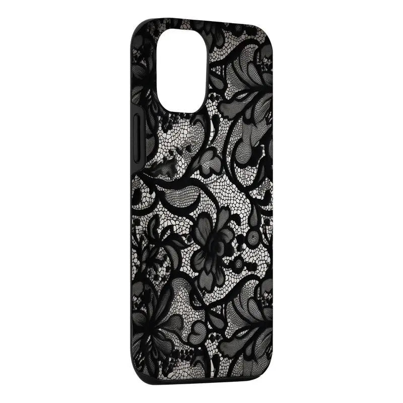 Black Lace Vintage Pattern Phone Case
