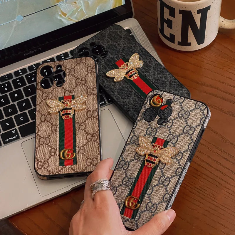 GG Classic Leather iPhone Case