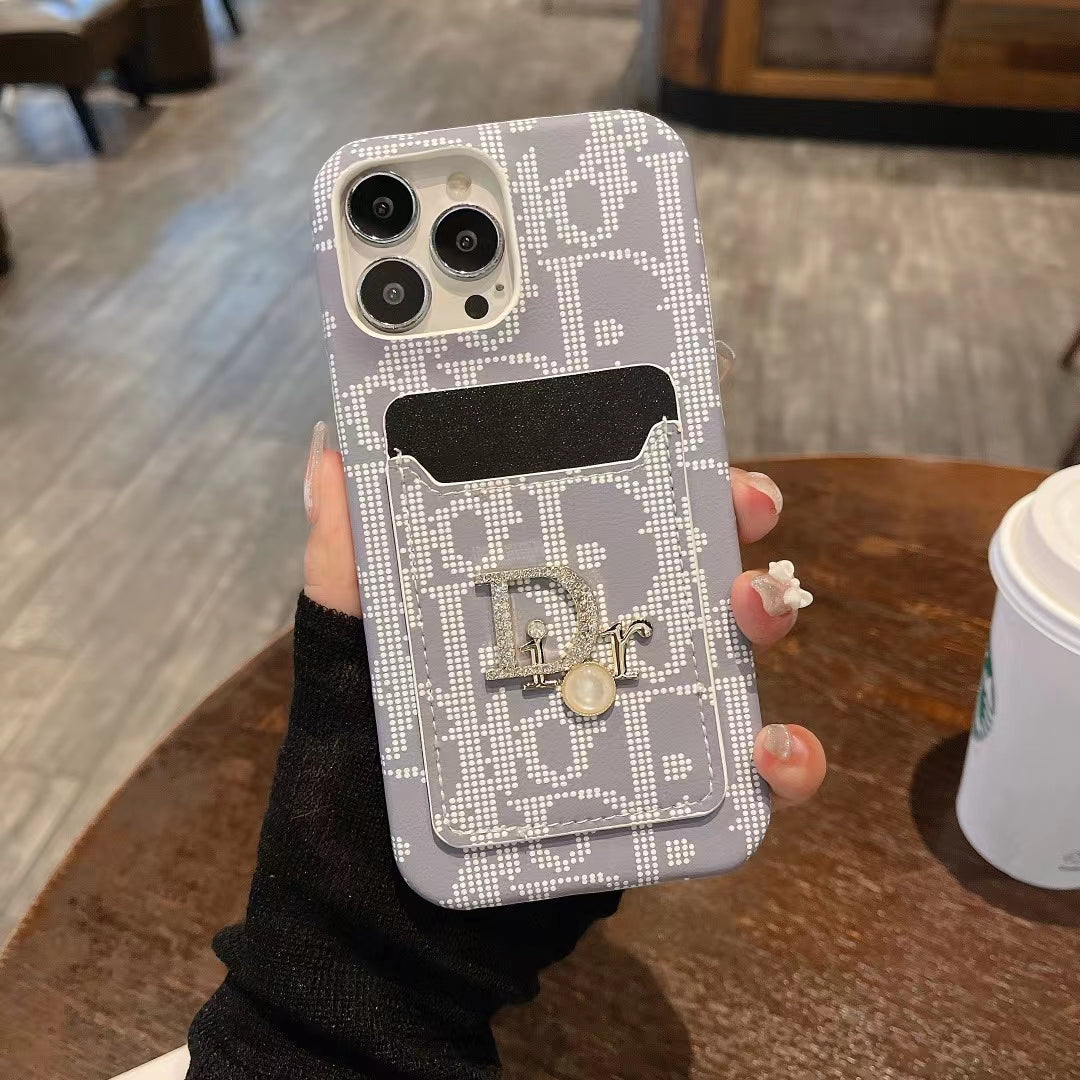 CD Trendy Card Pocket Case for iPhone
