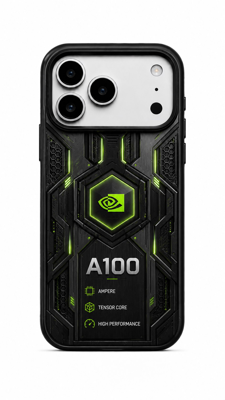 A100 AI Core Tech iPhone Case