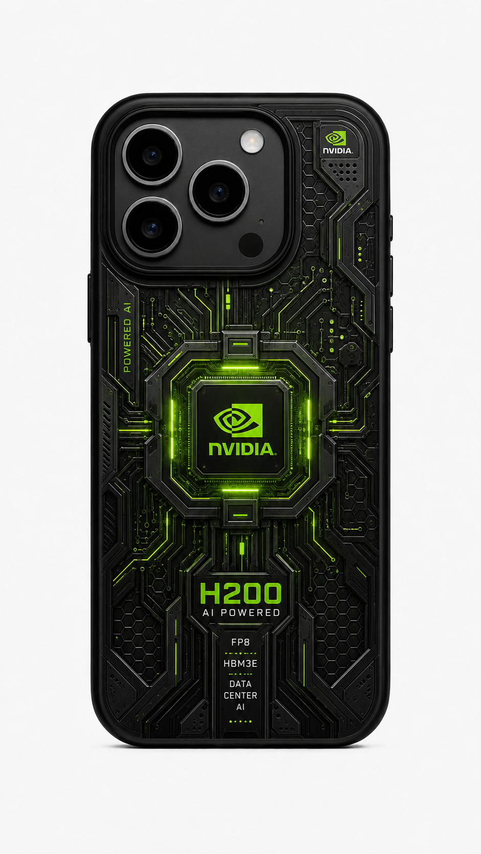 H200 AI Powered Circuit iPhone Case