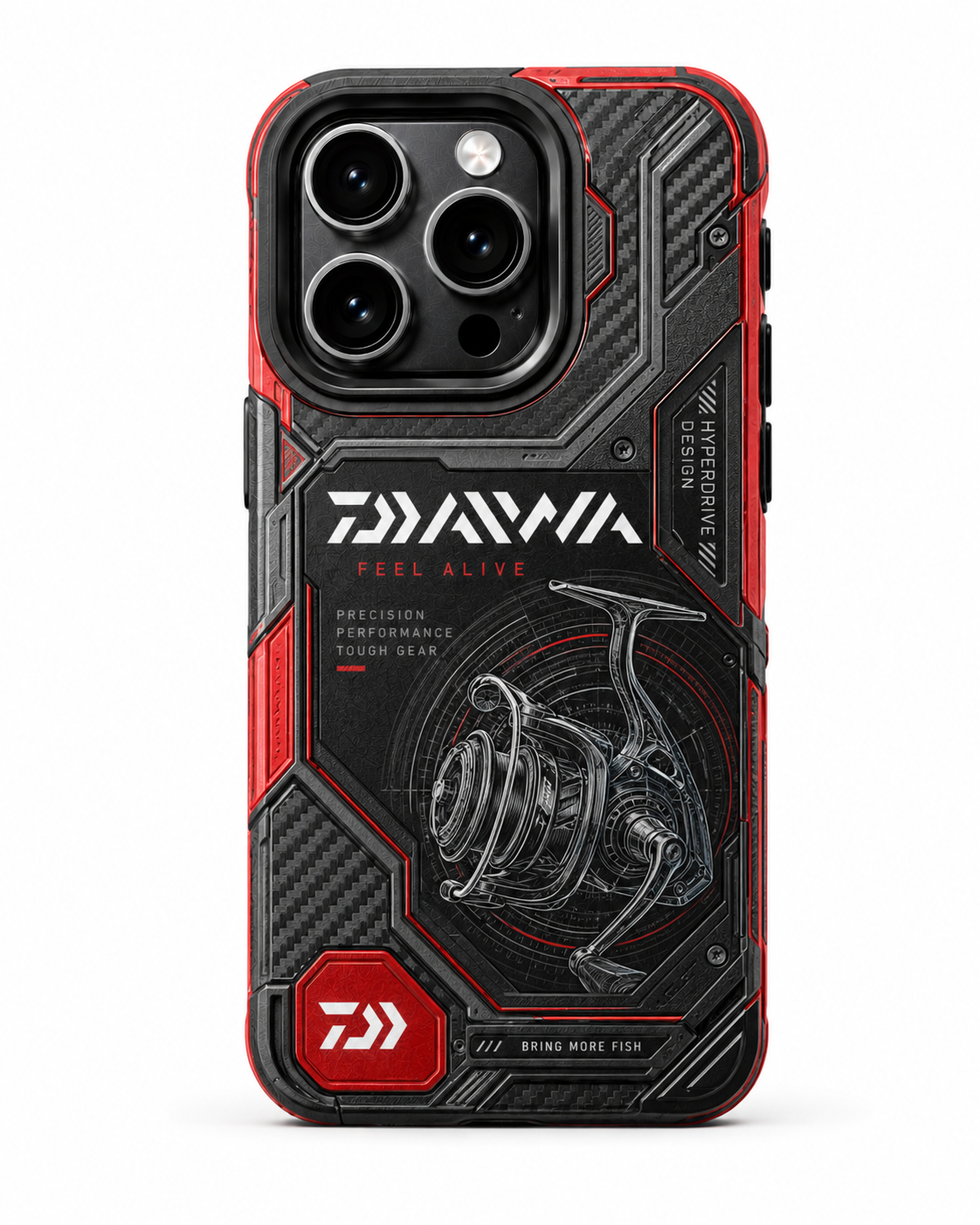Carbon Gear Reel iPhone Case