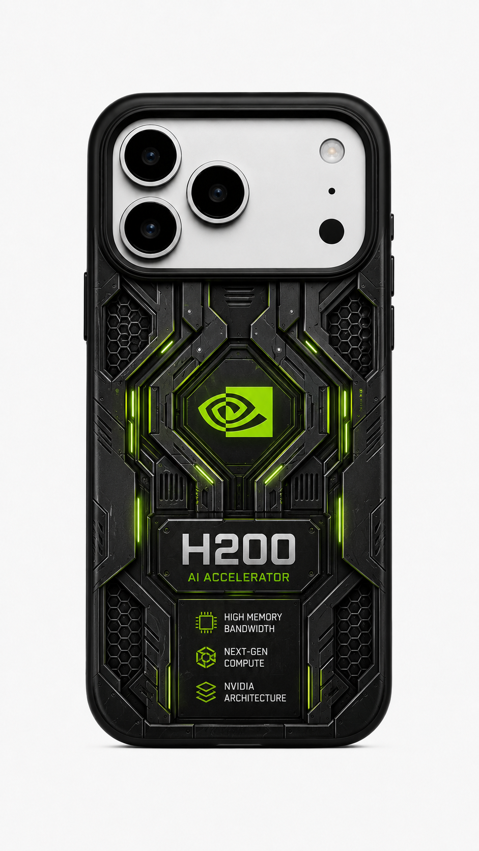 H200 AI Accelerator Tech iPhone Case