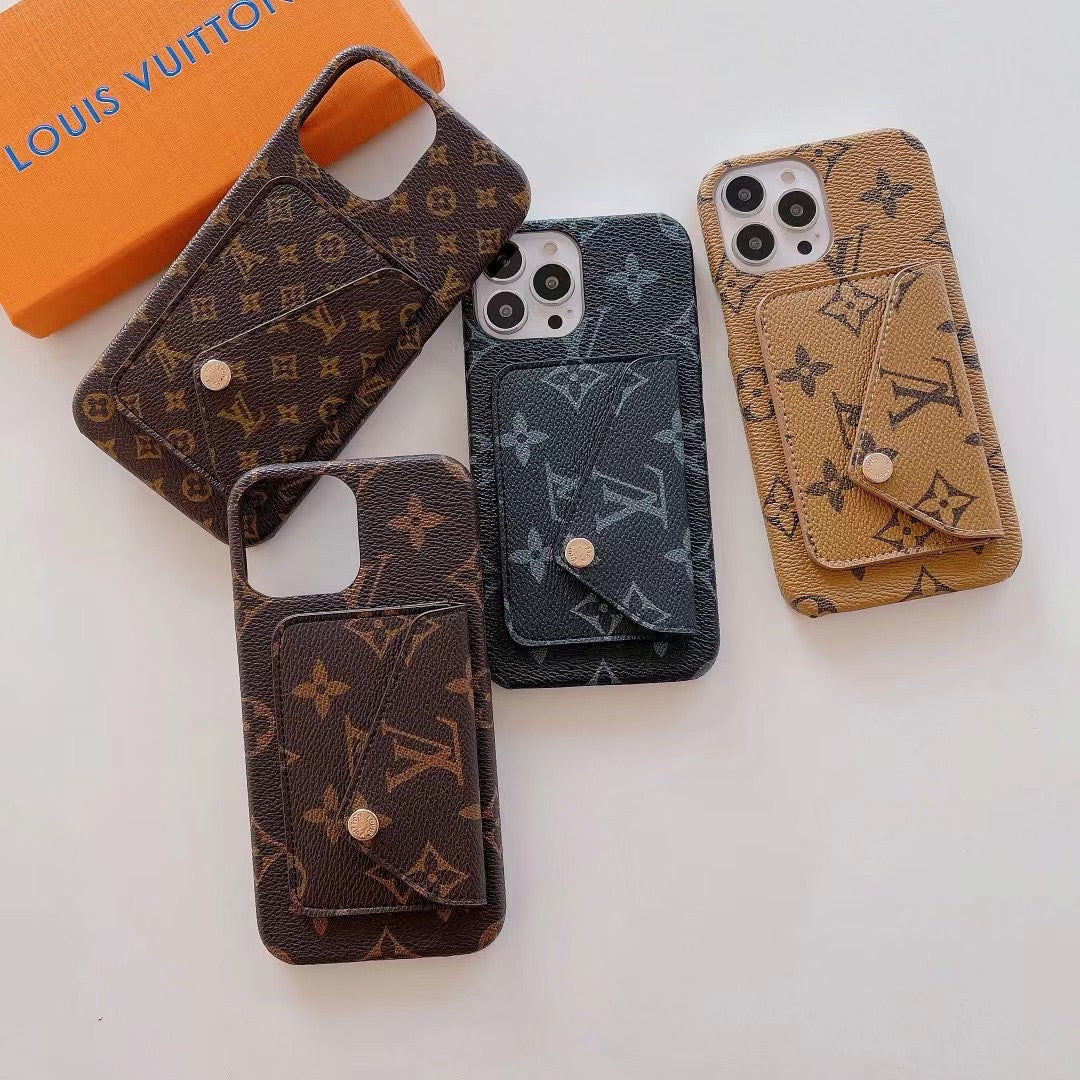 Chic LV Monogram Canvas Card Holder
