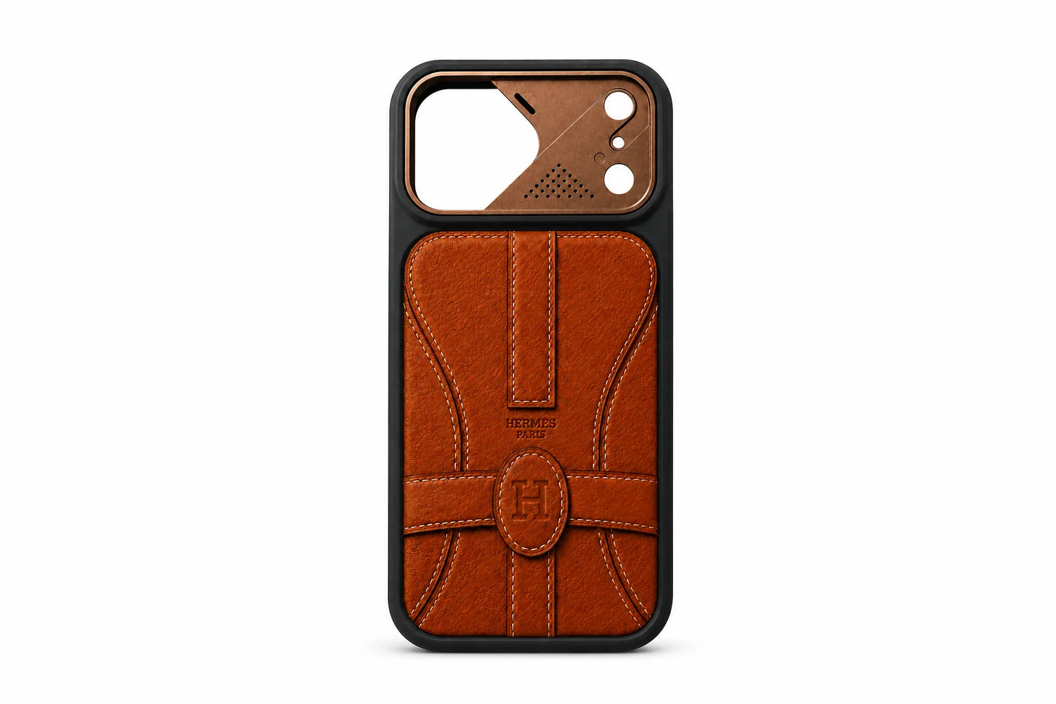 Early Bird Cognac Leather iPhone 17 Pro Max Case