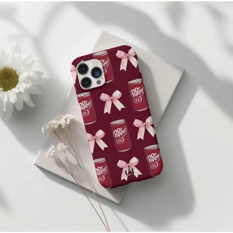 Red Dr Pepper iPhone Case