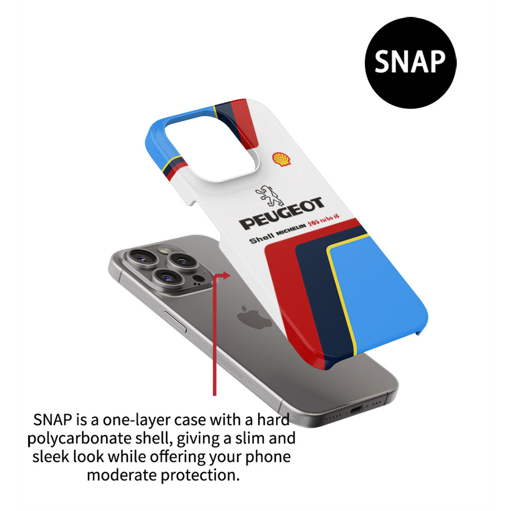 Peugeot 205 T16 Group B Phone Case – Celebrate Rally History