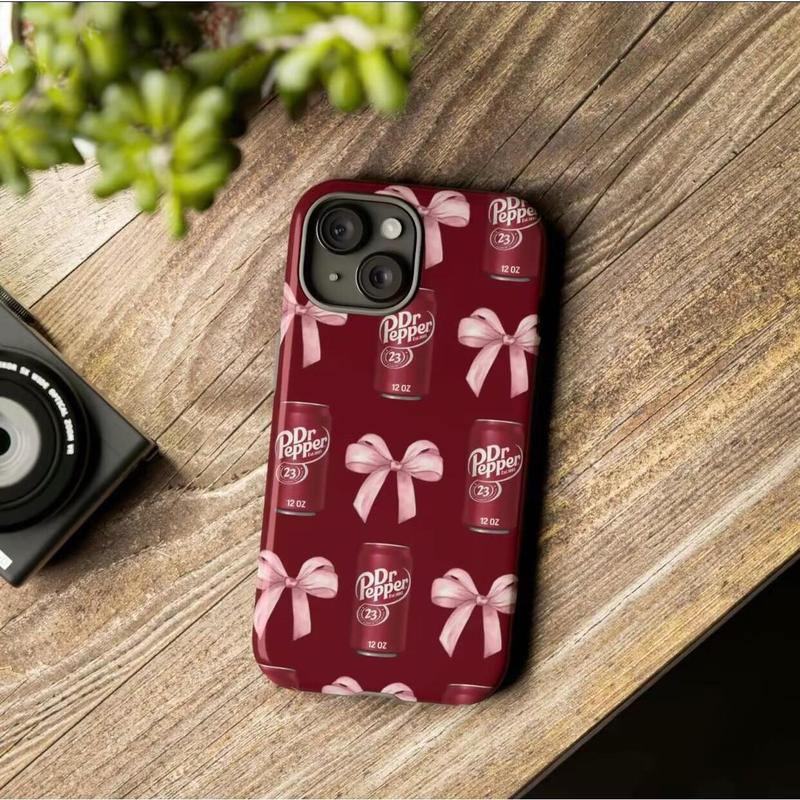 Red Dr Pepper iPhone Case