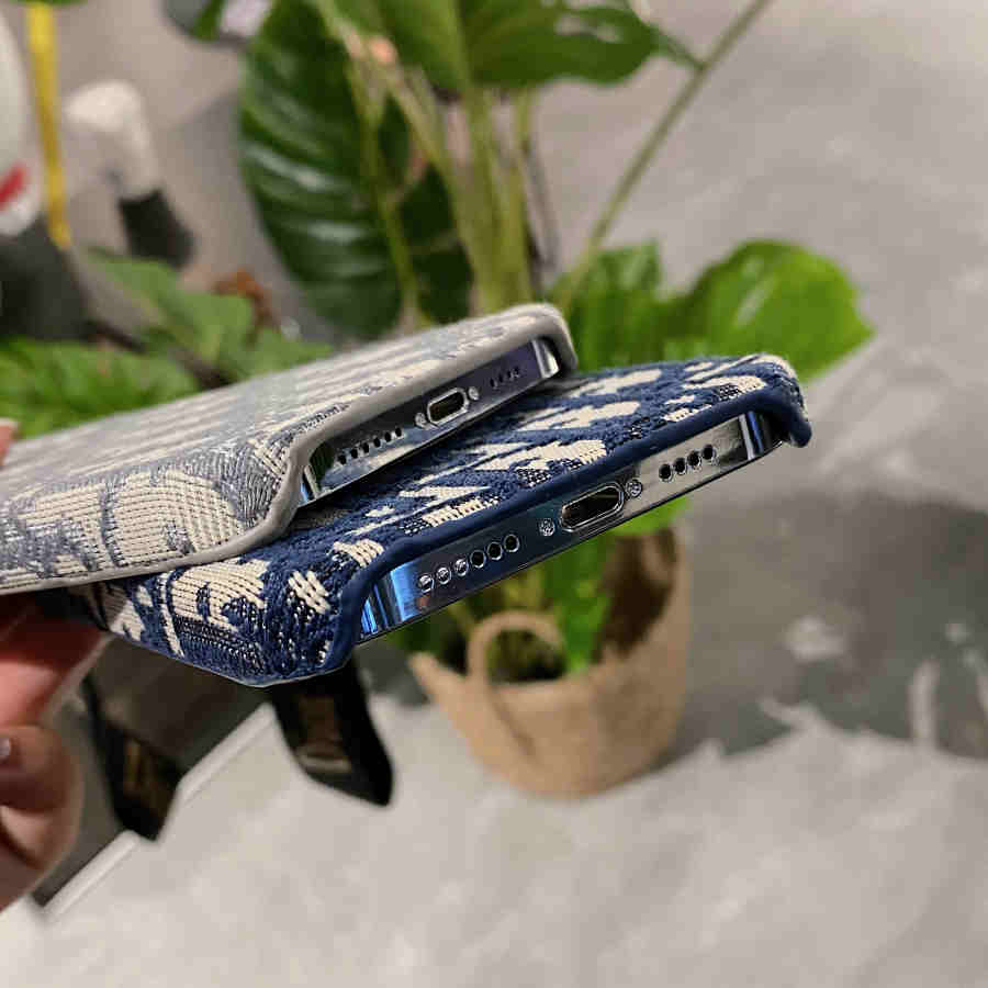 Chic CD Lady iPhone Case with Designer Keychain