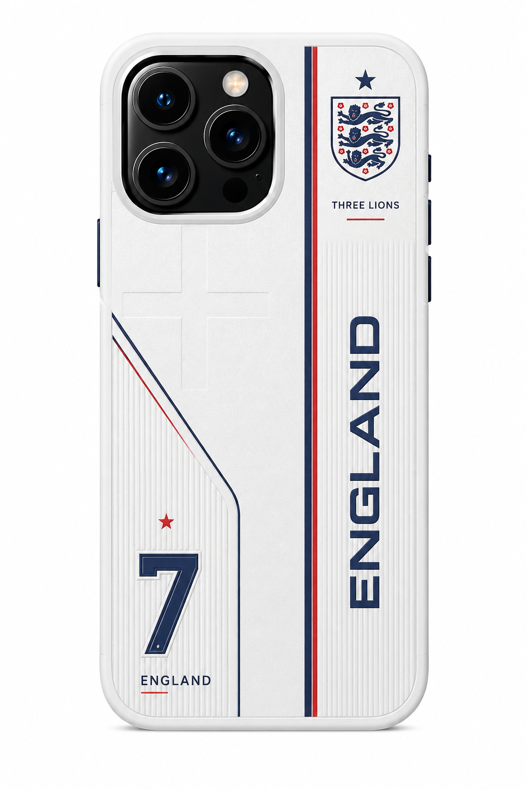 England No.7 Three Lions Case