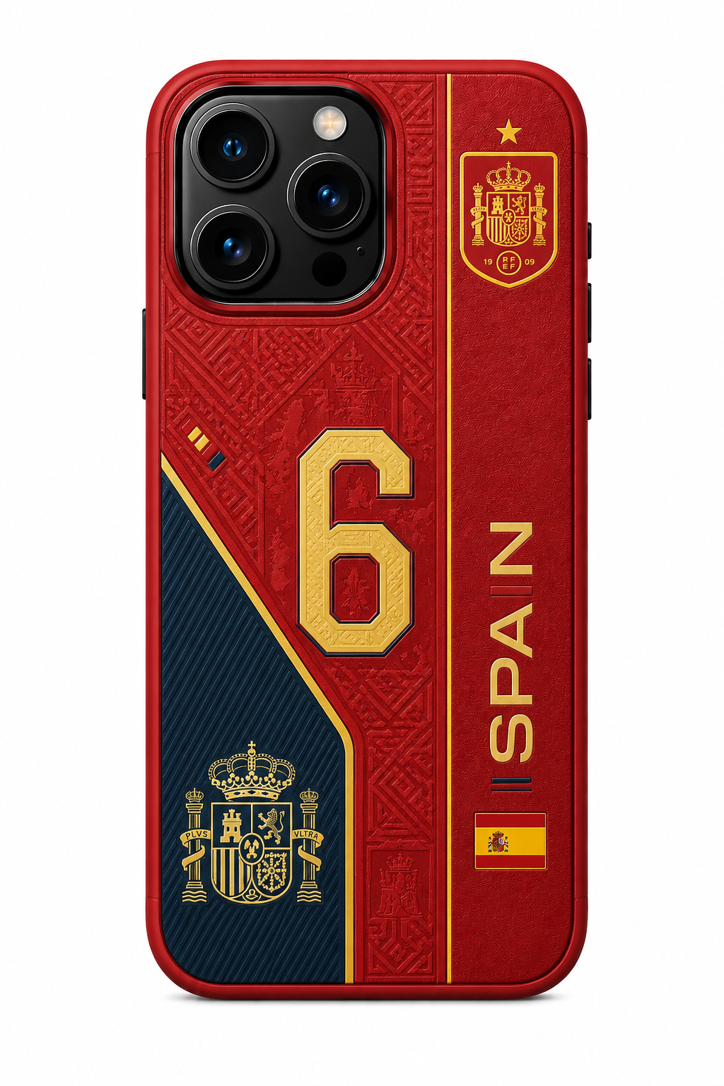 Spain No.6 Soccer iPhone Case