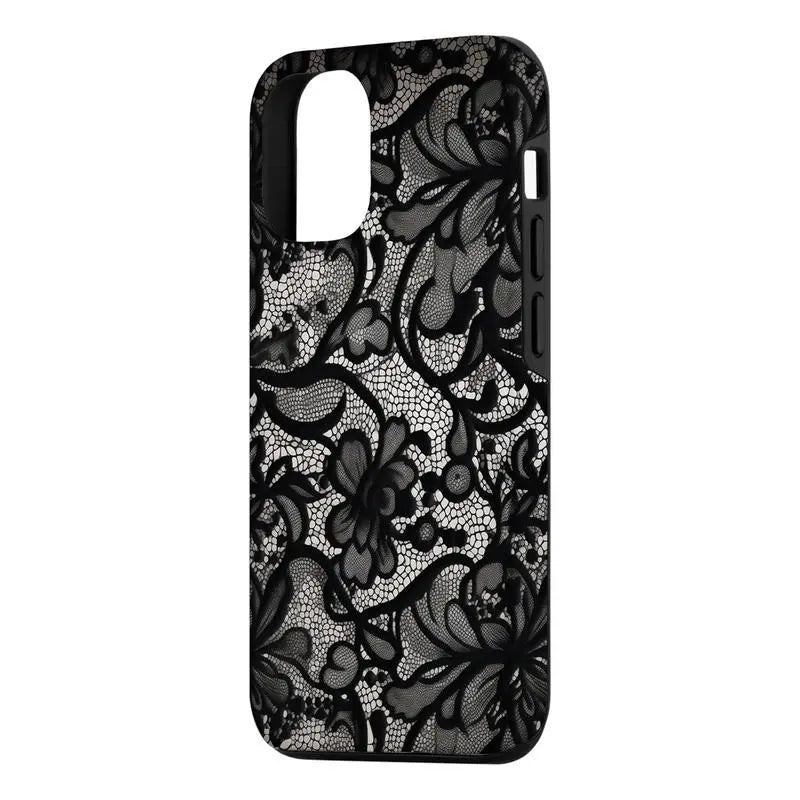 Black Lace Vintage Pattern Phone Case