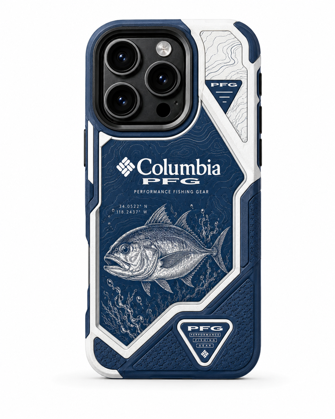 Blue Water Bass iPhone Case