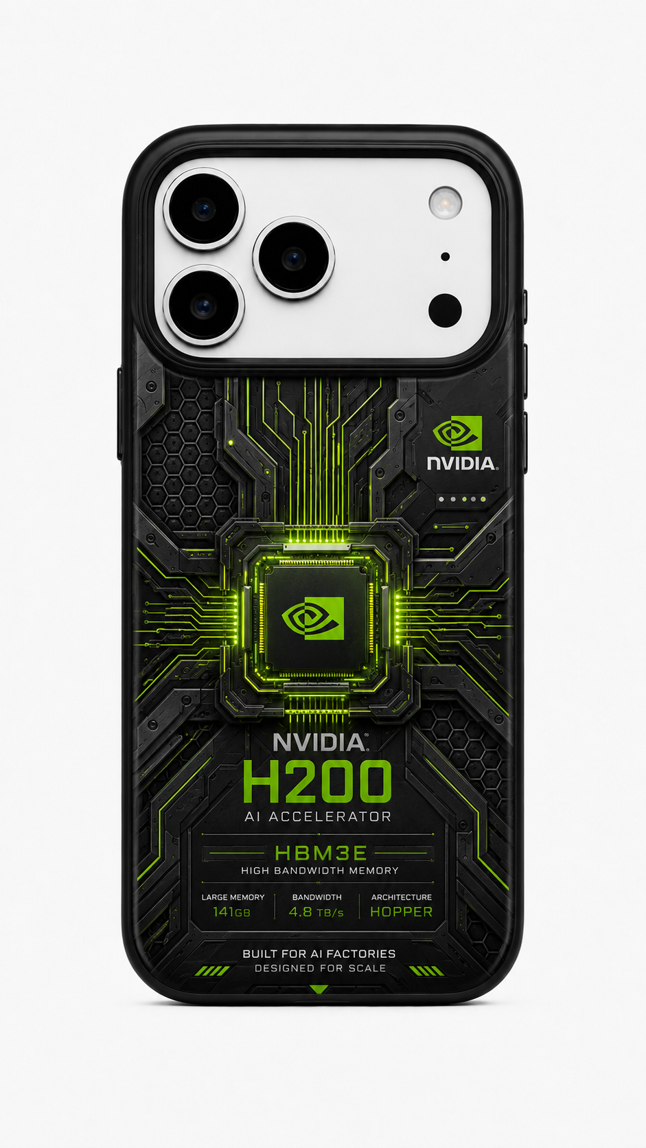 H200 AI Accelerator iPhone Case