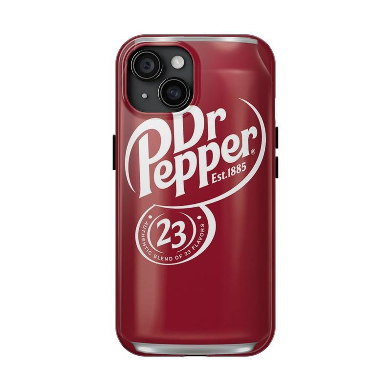 Red Dr Pepper iPhone Case
