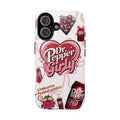 Red Dr Pepper iPhone Case