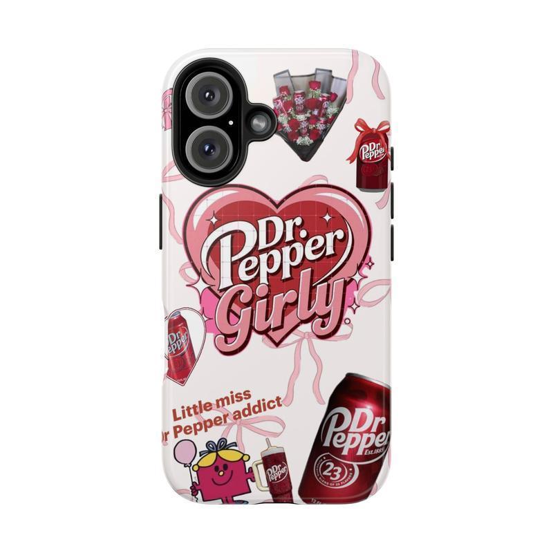 Red Dr Pepper iPhone Case