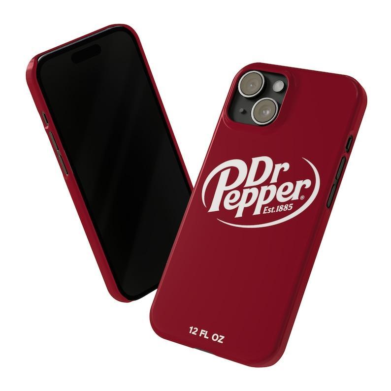 Red Dr Pepper iPhone Case