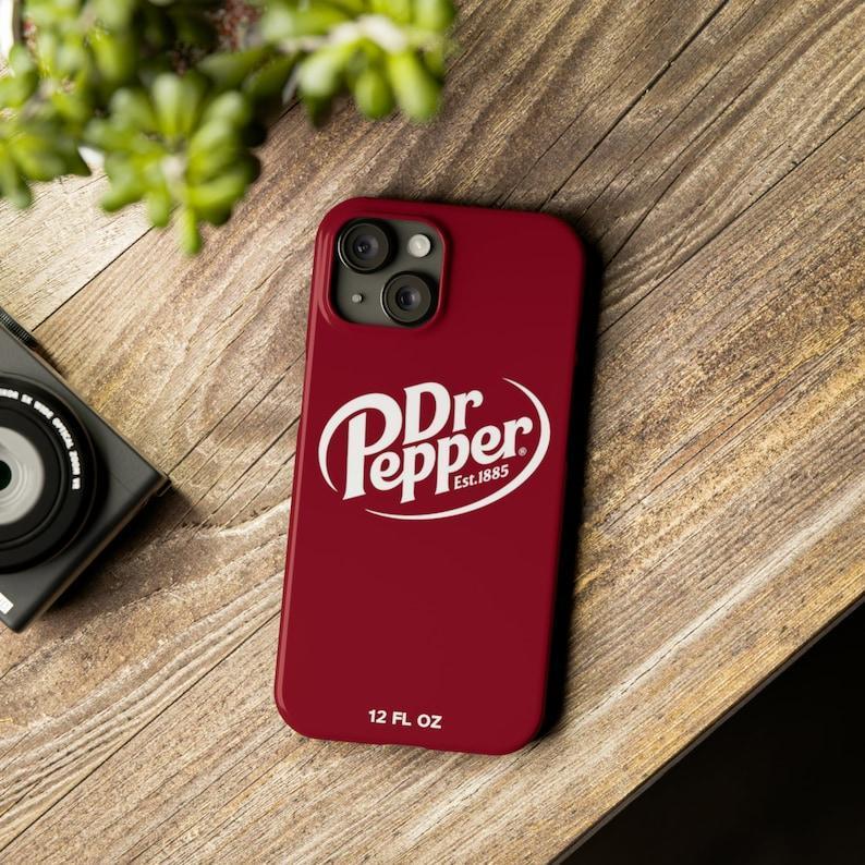 Red Dr Pepper iPhone Case