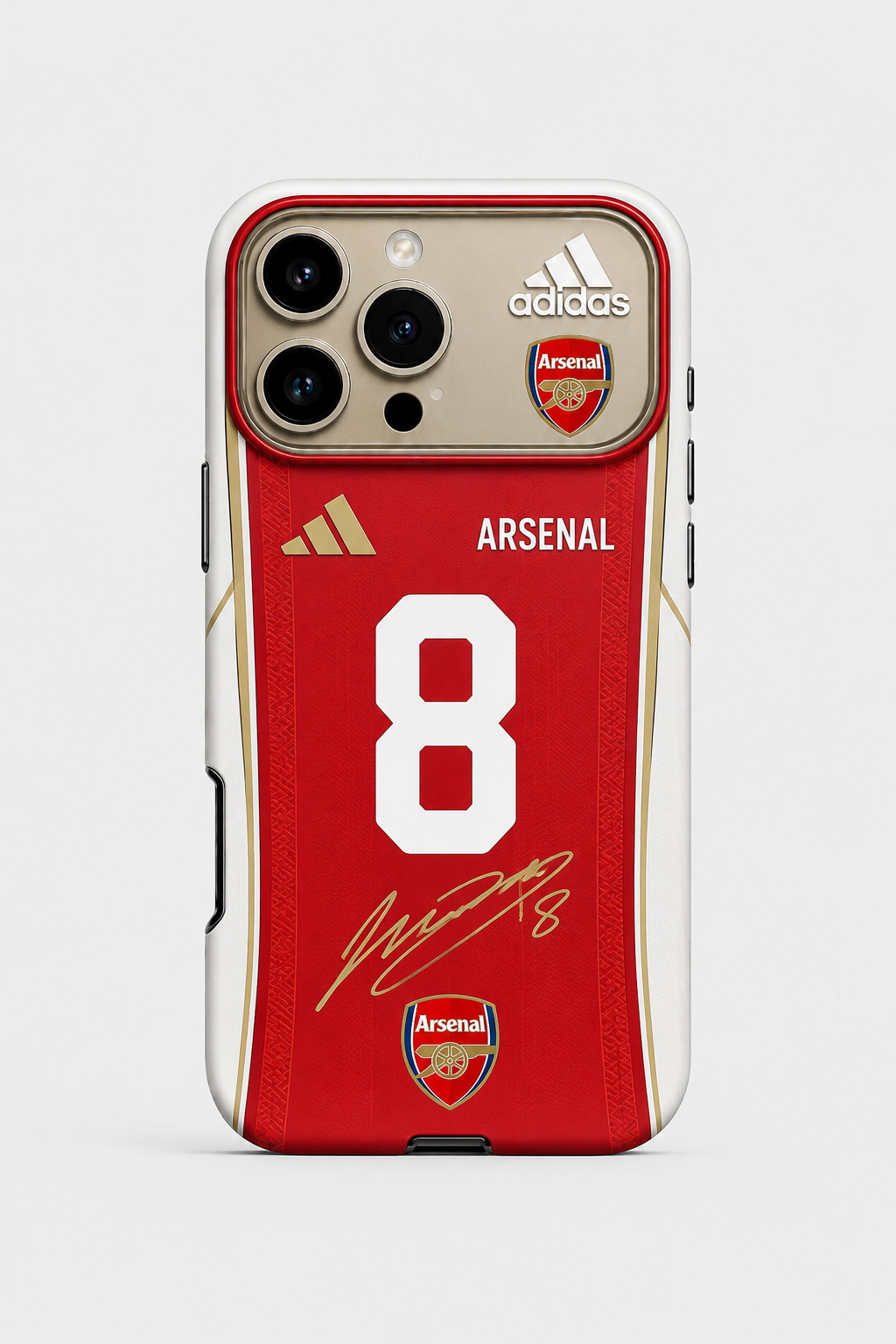 Arsenal No.8 Red Jersey