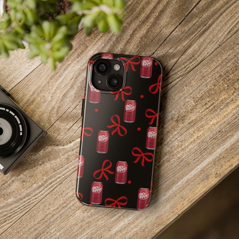 Red Dr Pepper iPhone Case