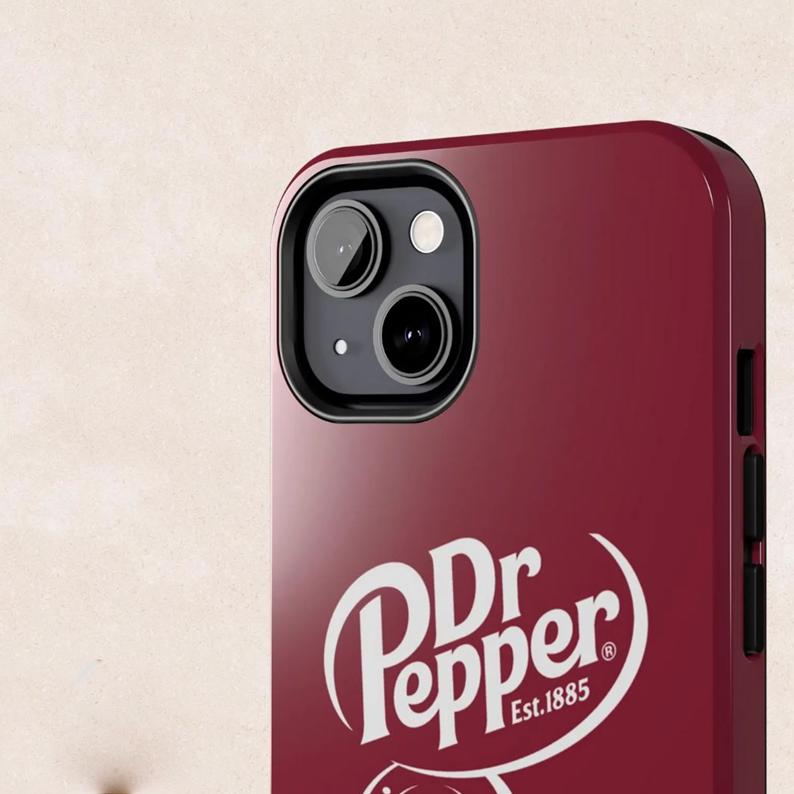Red Dr Pepper iPhone Case