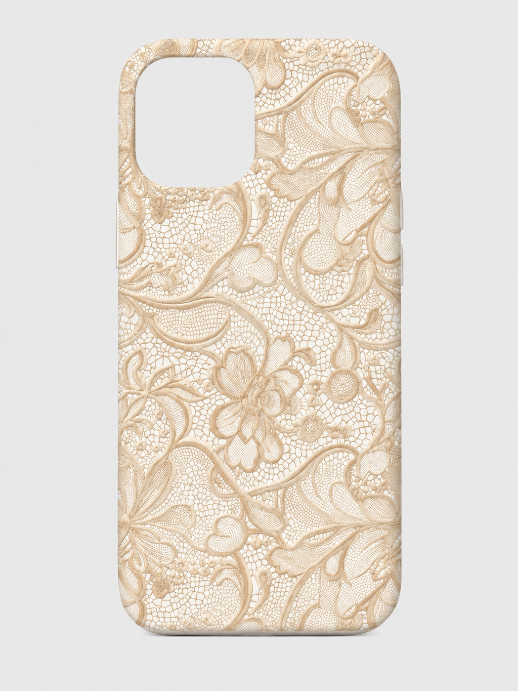 Champagne Lace Vintage Pattern Phone Case