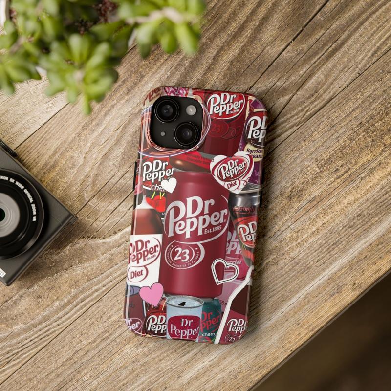 Red Dr Pepper iPhone Case