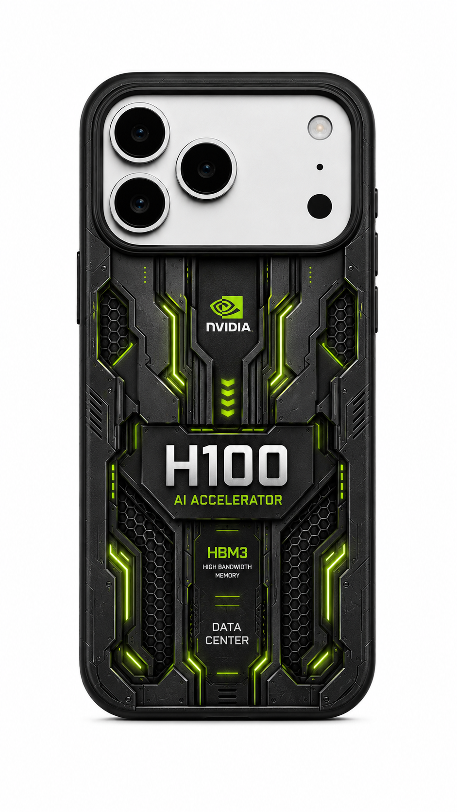 H100 AI Accelerator Tech iPhone Case
